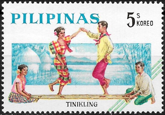 Philippine Commemorative Stamp from 1963 - Folk Dances