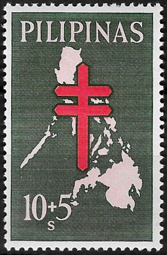 Philippine Postal Tax Stamp from 1963 - Fight Against Tuberculosis