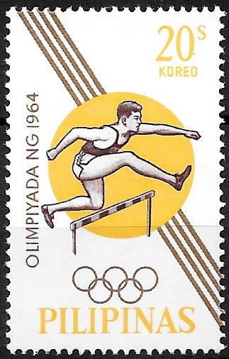 Philippine Commemorative Stamp from 1964 - Summer Olympic Games 1964 - Tokyo