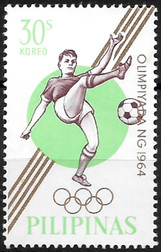Philippine Commemorative Stamp from 1964 - Summer Olympic Games 1964 - Tokyo