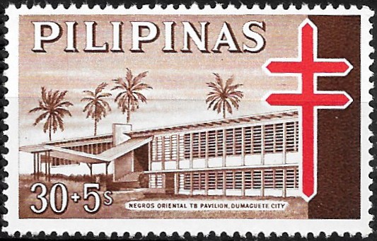 Philippine Postal Tax Stamp from 1964 - Obligatory Tax T.B. Relief Fund