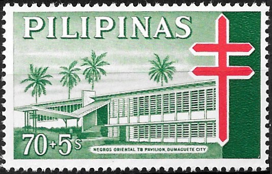 Philippine Postal Tax Stamp from 1964 - Obligatory Tax T.B. Relief Fund