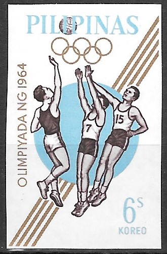 Philippine Commemorative Stamp from 1965 - Summer Olympic Games, 1964, Tokyo