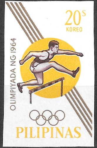 Philippine Commemorative Stamp from 1965 - Summer Olympic Games, 1964, Tokyo