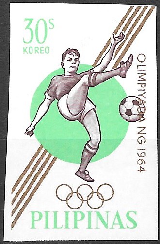 Philippine Commemorative Stamp from 1965 - Summer Olympic Games, 1964, Tokyo
