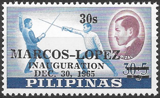 Philippine Commemorative Stamp from 1965 - José Rizal (1861-1896)