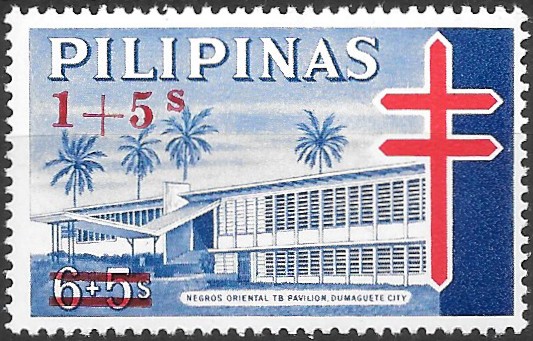 Philippine Postal Tax Stamp from 1965 - Fight against Tuberculosis