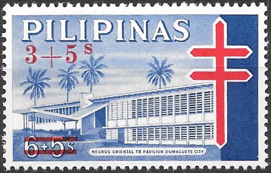 Philippine Postal Tax Stamp from 1965 - Fight against Tuberculosis