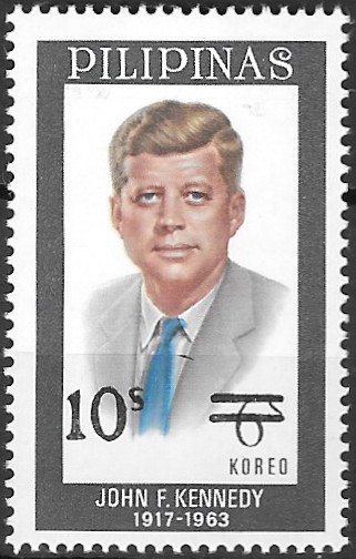 Philippine Definitive Stamp from 1972 - John Fitzgerald Kennedy