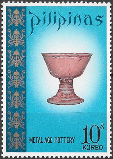 Philippine Commemorative Stamp from 1972 - Archaeological Finds
