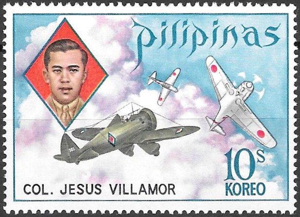 Philippine Commemorative Stamp from 1973 - Hero of Aviation