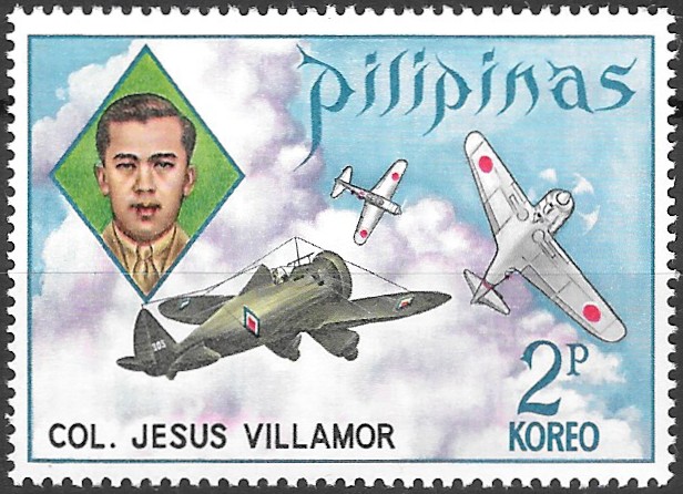 Philippine Commemorative Stamp from 1973 - Hero of Aviation