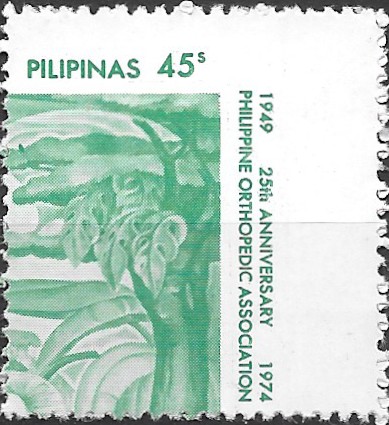 Philippine Commemorative Stamp from 1975 - Philippine Orthopedic Association - 25th anniv.