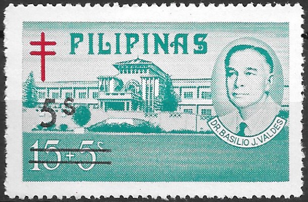Philippine Definitive Stamp from 1975 - Fight Against Tuberculosis