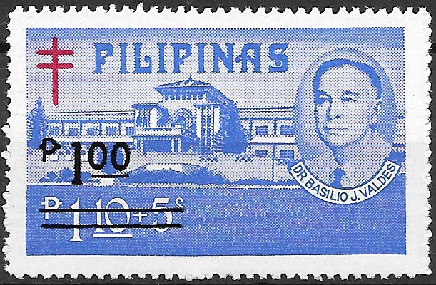 Philippine Definitive Stamp from 1975 - Fight Against Tuberculosis
