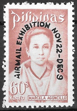Philippine Commemorative Stamp from 1975 - Air Mail Exhibition