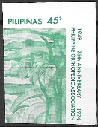 Philippine Commemorative Stamp from 1975 - Philippine Orthopedic Association - 25th anniv.