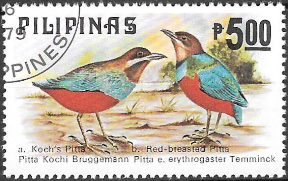 Philippine Commemorative Stamp from 1979 - Fauna - Birds
