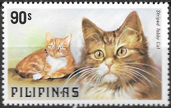 Philippine Commemorative Stamp from 1979 - Dogs and Cats