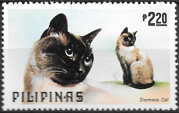 Philippine Commemorative Stamp from 1979 - Dogs and Cats