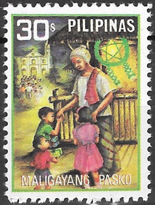 Philippine Commemorative Stamp from 1979 - Christmas 1979