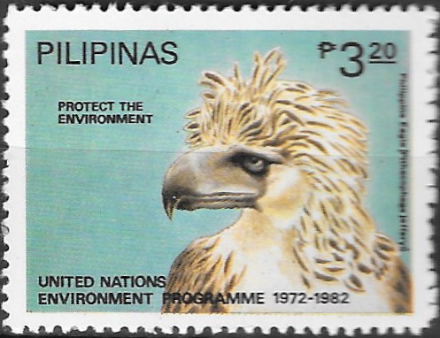 Philippine Commemorative Stamp from 1982 - 10th Anniversary UN Environment Program