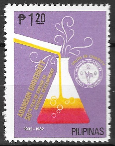 Philippine Commemorative Stamp from 1982 - 50th Anniversary of Adamson University