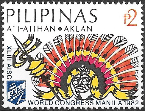 Philippine Commemorative Stamp from 1982 - 43rd World Congress of the SKAL Club