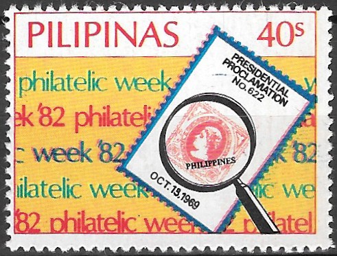 Philippine Commemorative Stamp from 1983 - Philatelic Week 1982
