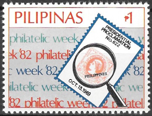 Philippine Commemorative Stamp from 1983 - Philatelic Week 1982