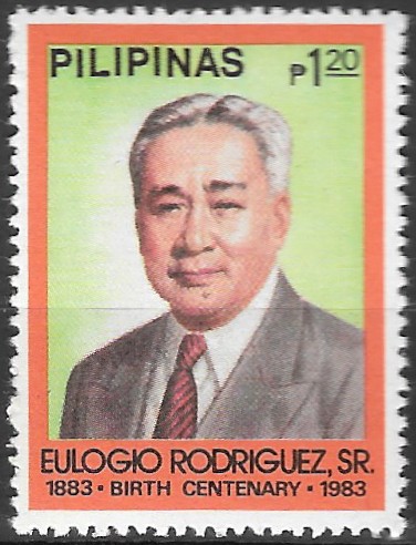 1983 Birth Centenary of Eulogio Rodriguez Sr.  - Eulogio Rodriguez, Sr. - Birth Centenary