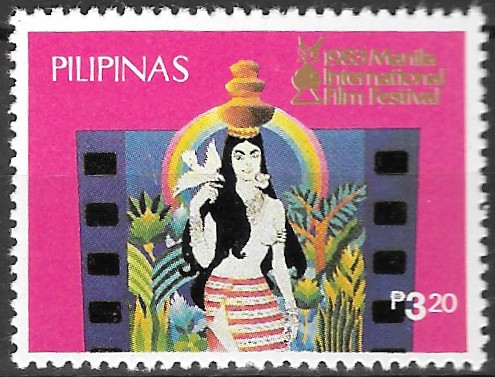 Philippine Commemorative Stamp from 1983 - 1983 Manila International Film Festival
