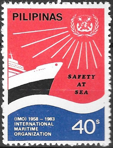 Philippine Commemorative Stamp from 1983 - International Maritime Organization