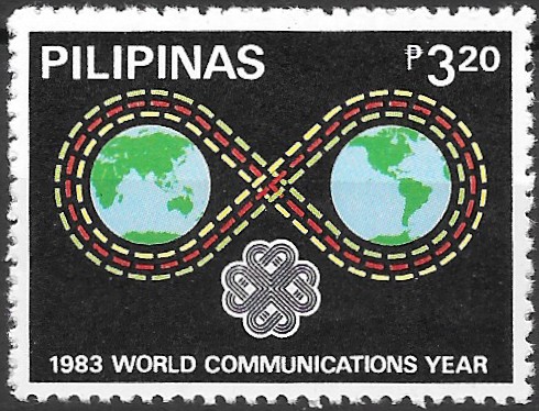 Philippine Commemorative Stamp from 1983 - World Communications Year