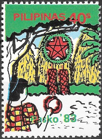 Philippine Commemorative Stamp from 1983 - Christmas 1983