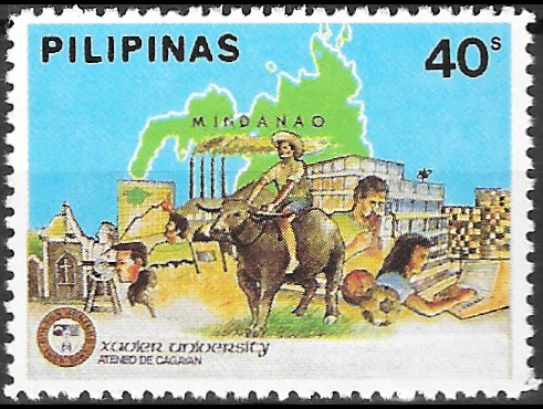 Philippine Commemorative Stamp from 1983 - 50th Anniversary Xavier University