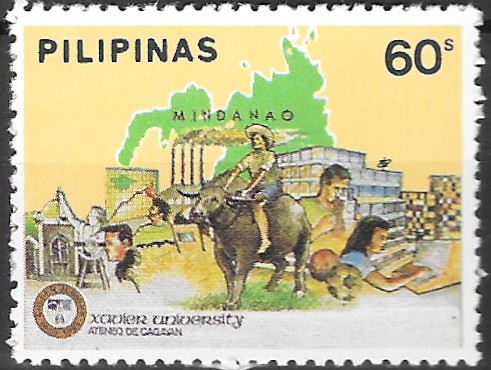 Philippine Commemorative Stamp from 1983 - 50th Anniversary Xavier University