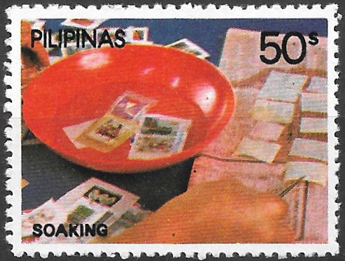 1983 Philatelic Week  - Stamp Collecting - Soaking
