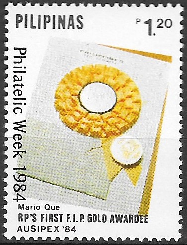 Philippine Commemorative Stamp from 1985 - Philatelic Week (1984)