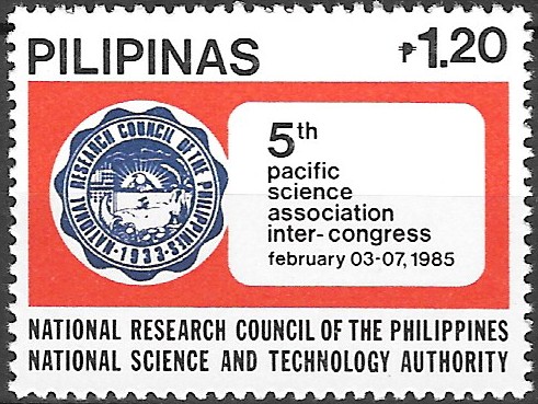 Philippine Commemorative Stamp from 1985 - 5th Pacific Science Association Inter-Congress