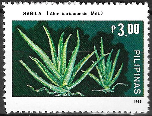 Philippine Commemorative Stamp from 1985 - Philippine Medicinal Plants