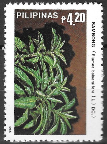 Philippine Commemorative Stamp from 1985 - Philippine Medicinal Plants