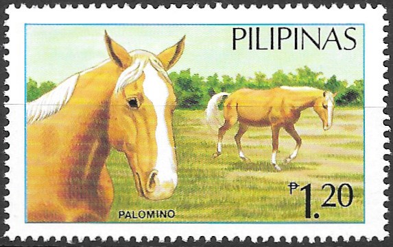 Philippine Commemorative Stamp from 1985 - Philippine Horses