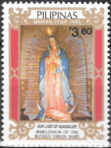 Philippine Commemorative Stamp from 1985 - Virgin Mary Birth Bimillennium