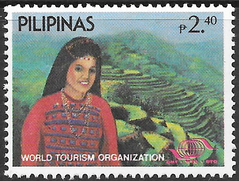 Philippine Commemorative Stamp from 1985 - 10th Anniversary of World Tourism Organization