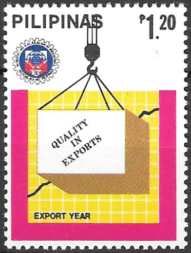 Philippine Commemorative Stamp from 1985 - Export Year