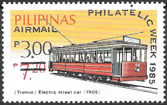 Philippine Air Mail Stamp from 1985 - Philatelic Week (1985)