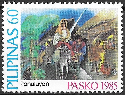 Philippine Commemorative Stamp from 1985 - Christmas 1985