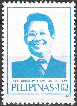 Philippine Definitive Stamp from 1987 - Personalities / Portraits