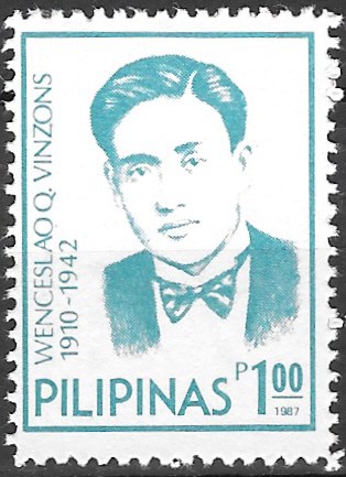 Philippine Definitive Stamp from 1987 - Personalities / Portraits